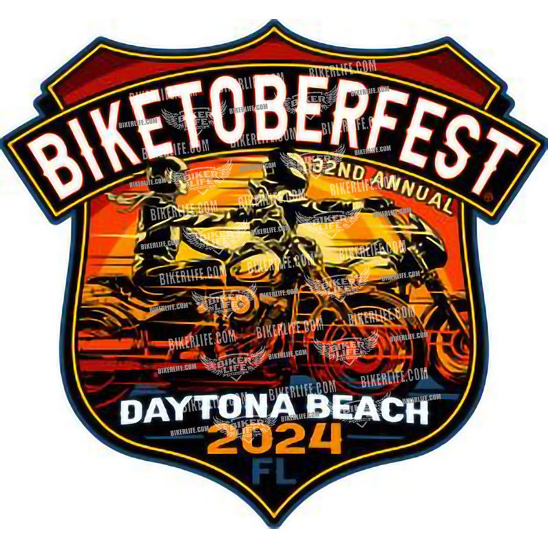 2024 Biketoberfest Daytona Beach Official Logo Sticker
