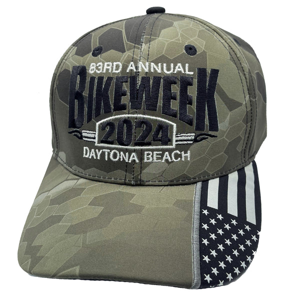 2024 Bike Week Daytona Beach Special Forces Militia Hat BIKER LIFE