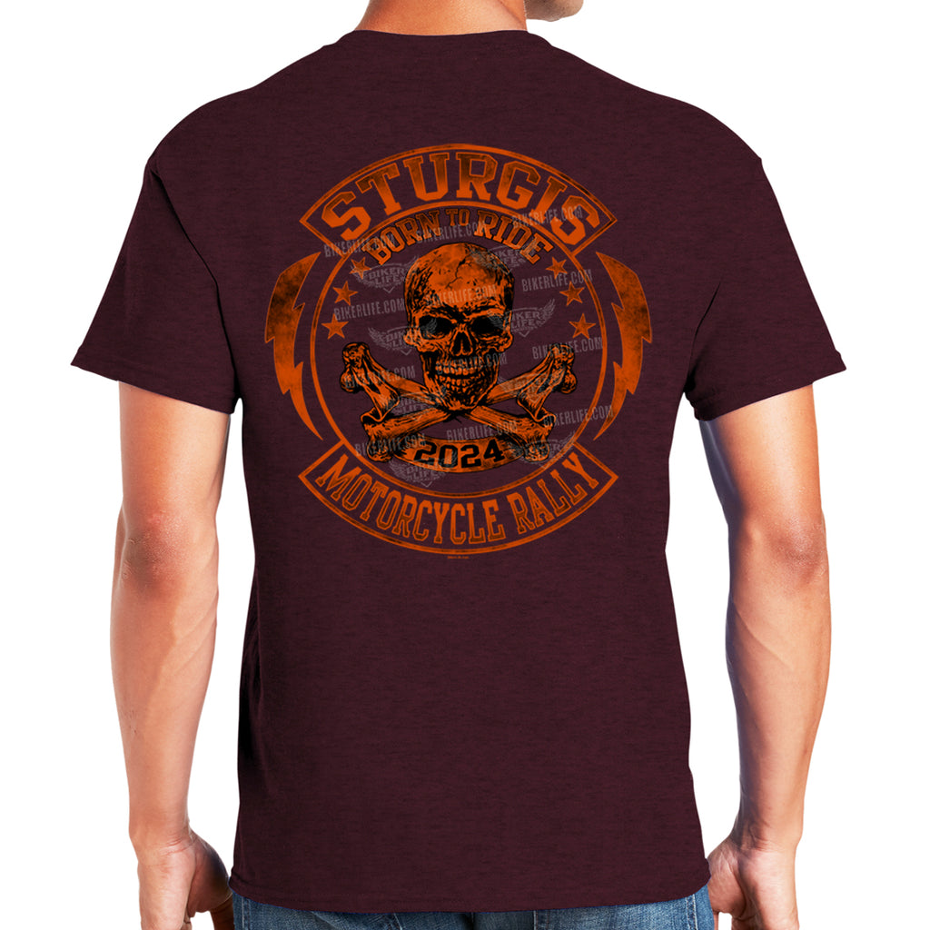 2024 Sturgis Motorcycle Rally Born To Ride T-Shirt