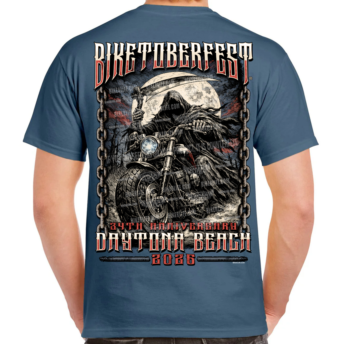 T-Shirt 2026 Biketoberfest Daytona Beach Retro Reaper