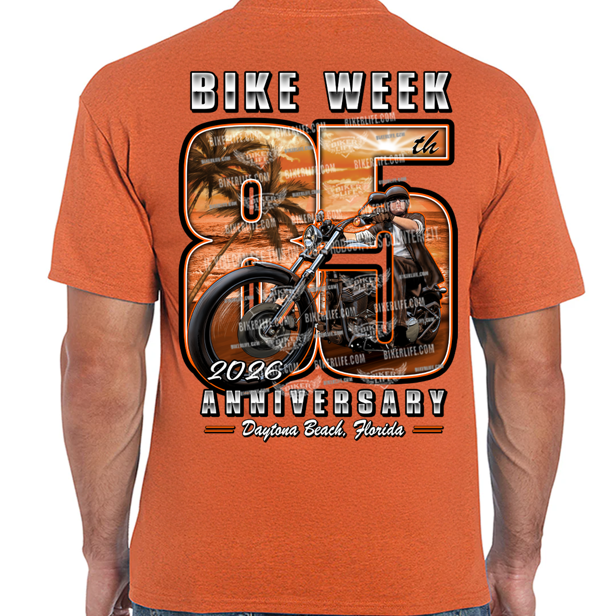 T-Shirt 2026 Bike Week Daytona Beach 85th Scene Limited Edition
