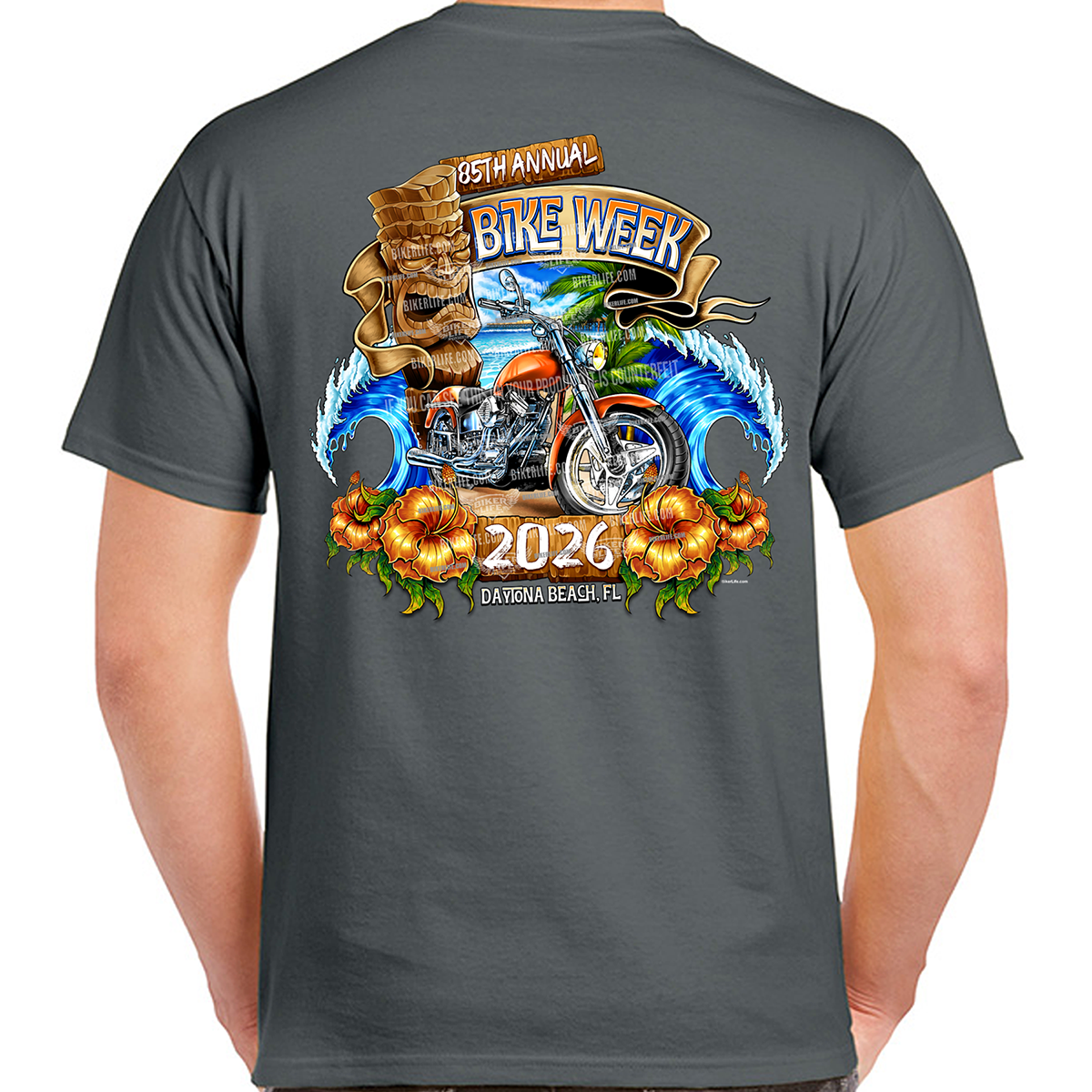 T-Shirt 2026 Bike Week Daytona Beach Tiki Beach