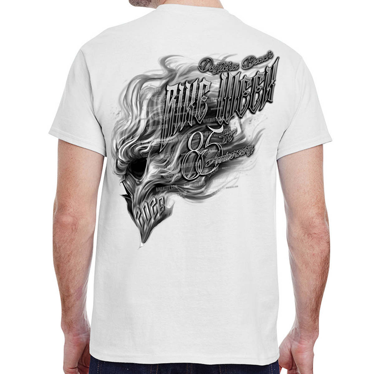 T-Shirt 2026 Bike Week Daytona Beach Smokin' Skull