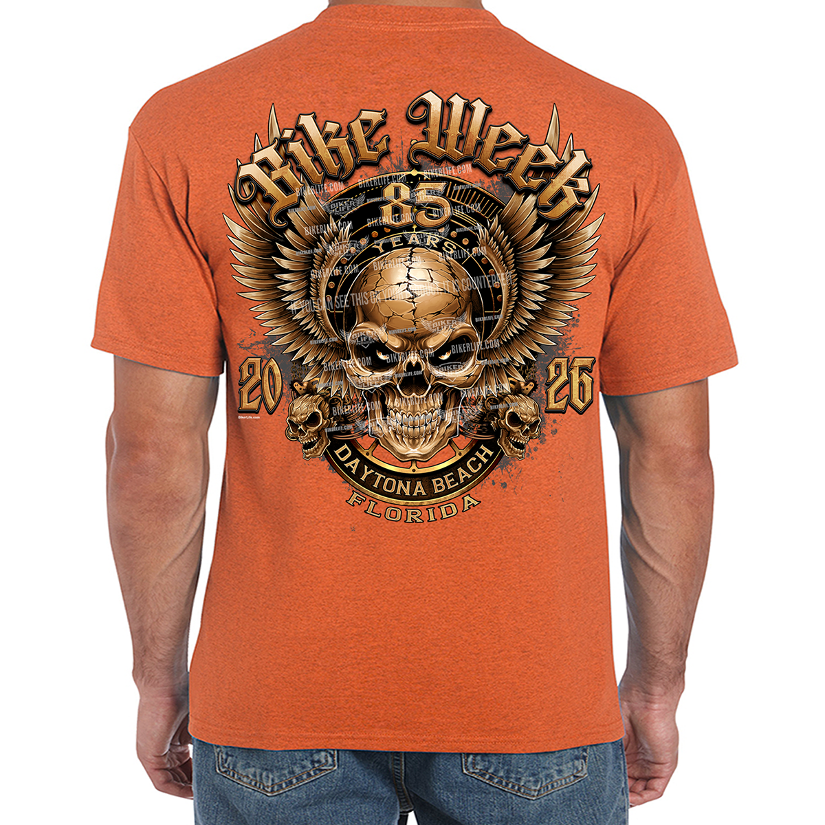T-Shirt 2026 Bike Week Daytona Beach Steampunk Skull