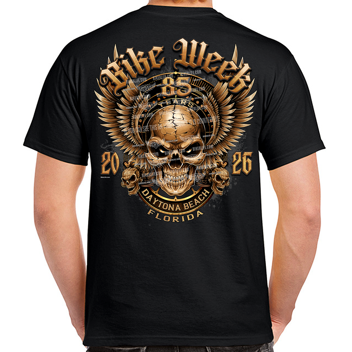 T-Shirt 2026 Bike Week Daytona Beach Steampunk Skull
