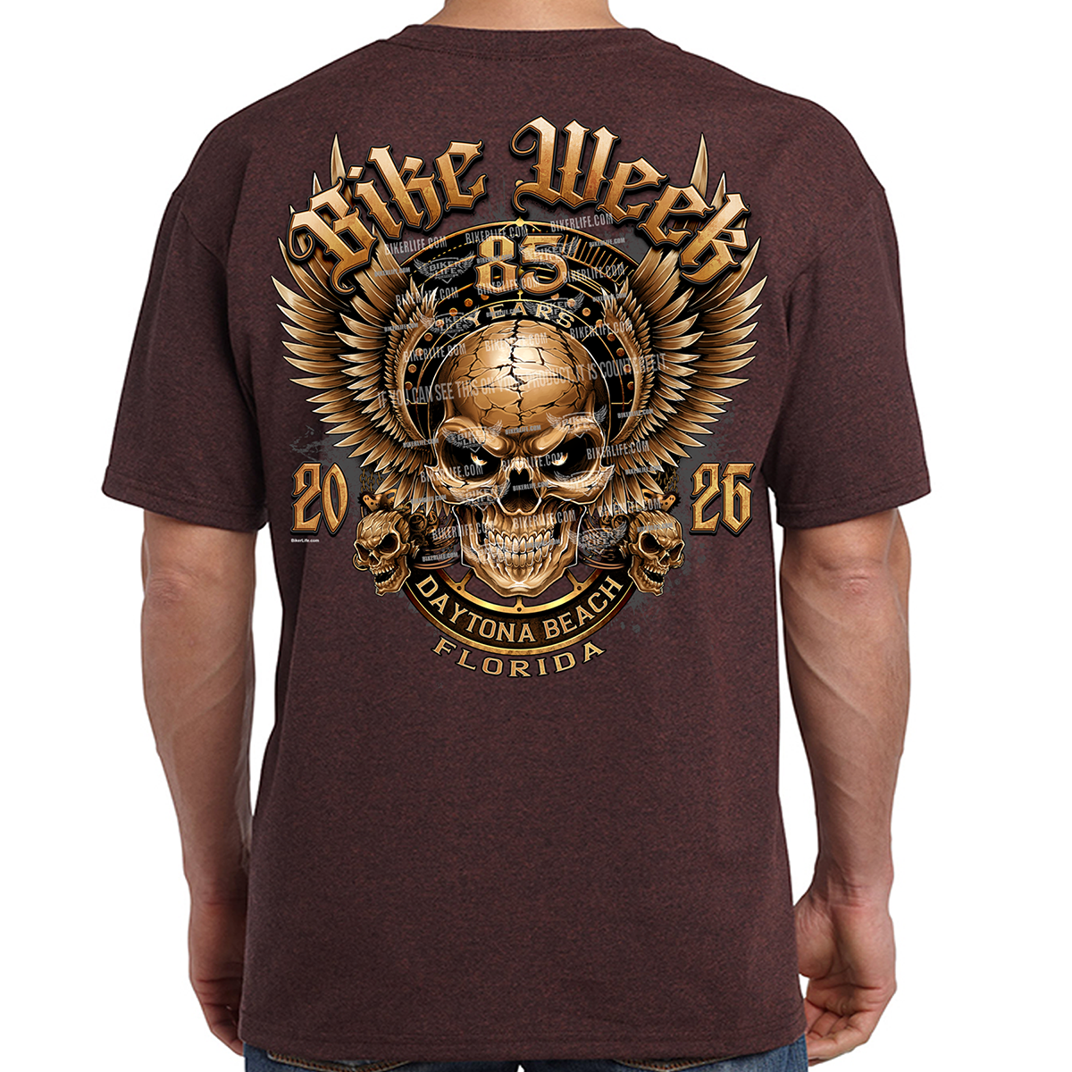 T-Shirt 2026 Bike Week Daytona Beach Steampunk Skull