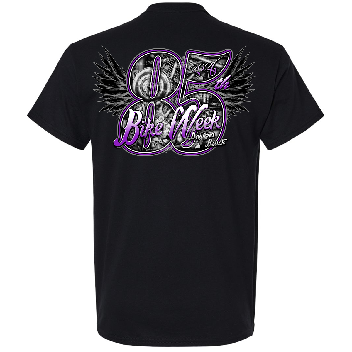 Ladies T-Shirt 2026 Bike Week Daytona Beach 85th Wings – BIKER