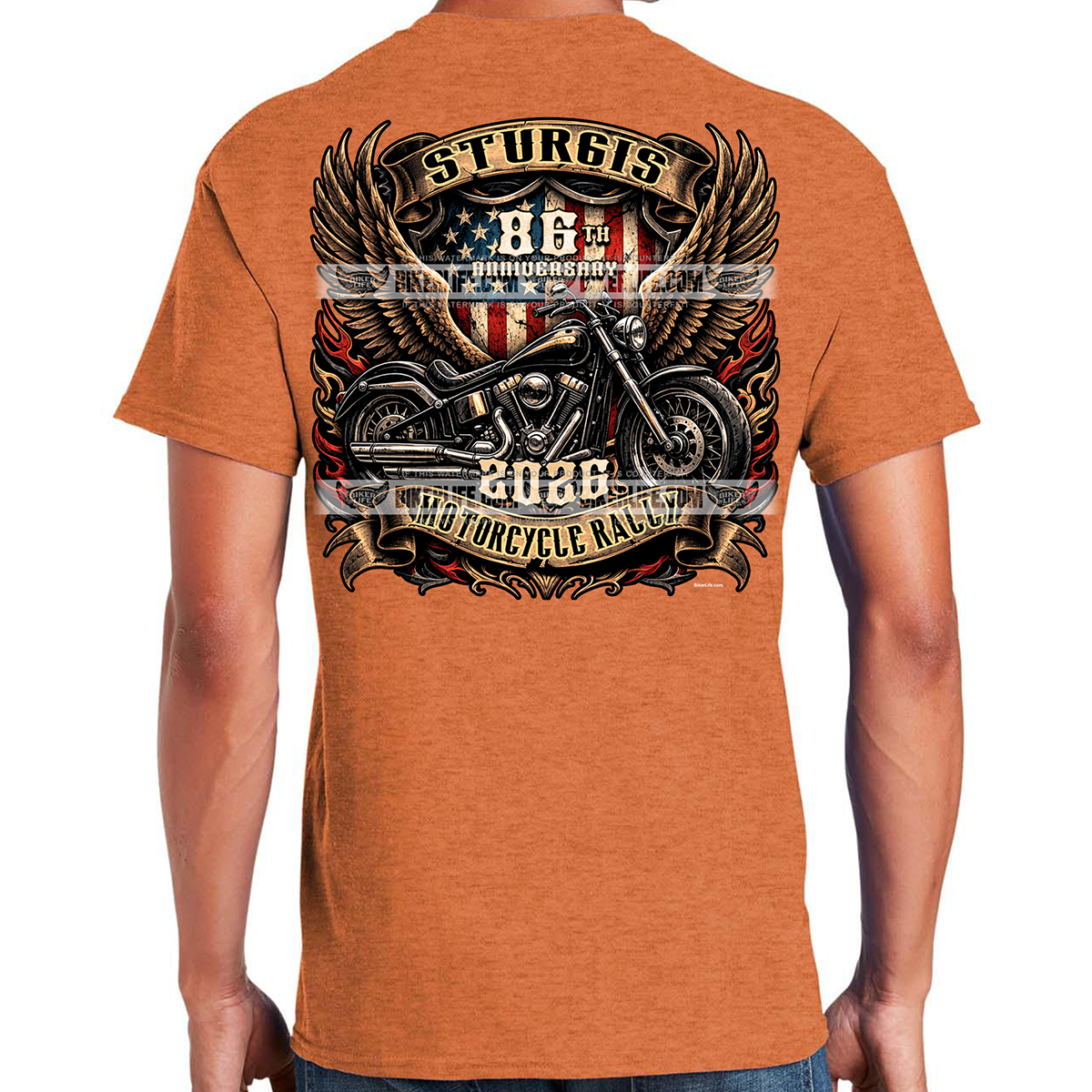 T-Shirt 2026 Sturgis Motorcycle Rally American Biker