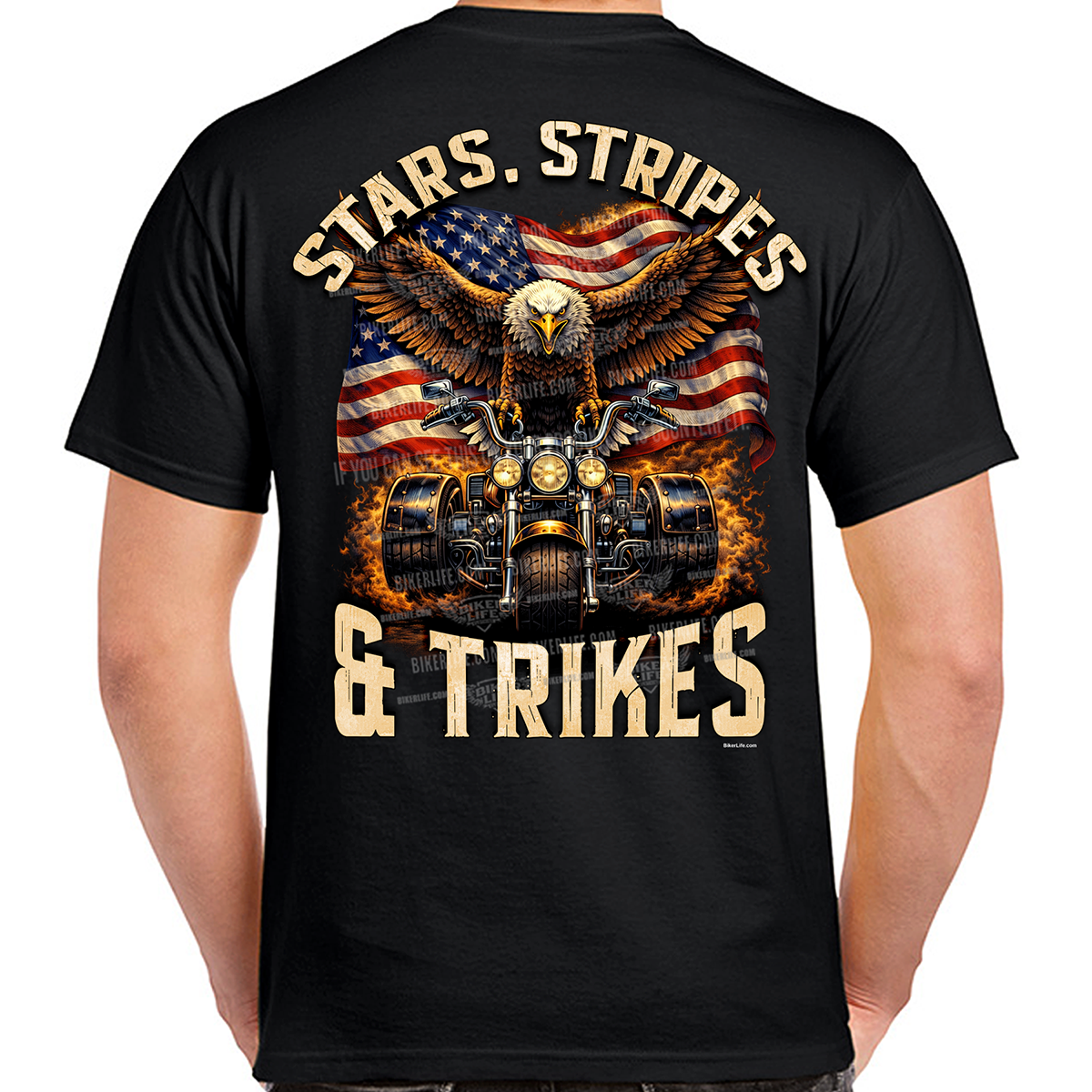 T-Shirt Stars, Stripes, and Trikes