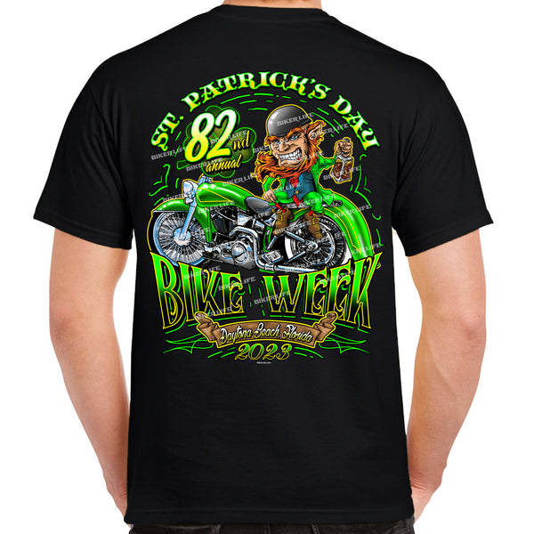 2023 Bike Week Daytona Beach St. Patrick’s Day T-Shirt