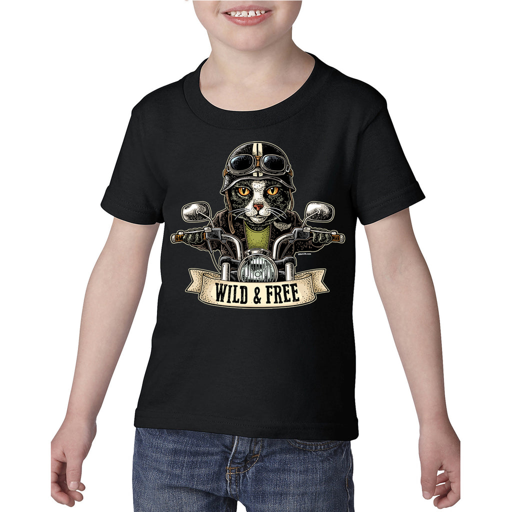 Kids Wild & Free Cat Rider T-Shirt