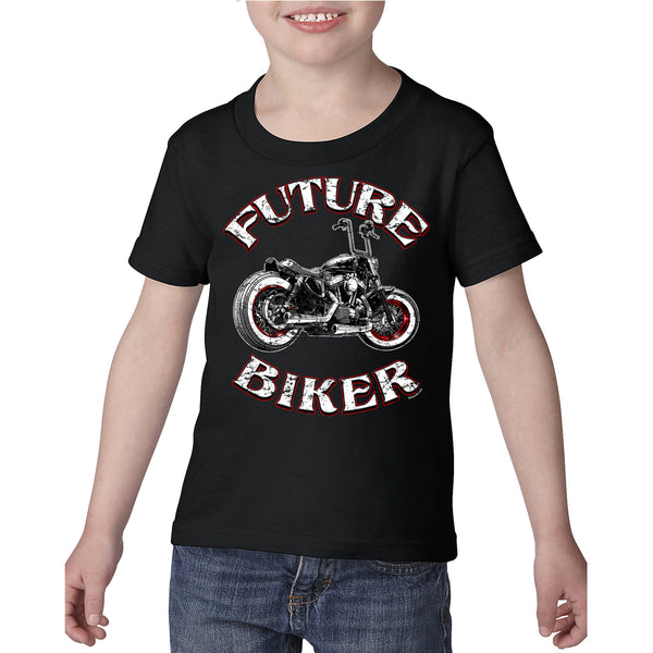Life Biker – Motorcycle Clothing Future Kids T-Shirt Biker