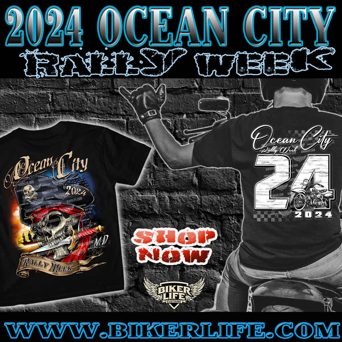 2024 Ocean City Rally Week – BIKER LIFE CLOTHING