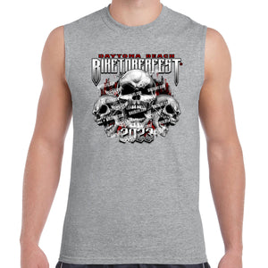 2023 Biketoberfest Daytona Beach Chained Shield Muscle Shirt