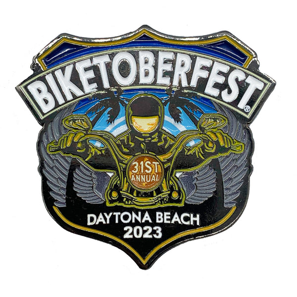 2023 Biketoberfest Daytona Beach Official Logo Collectible Medallion C ...