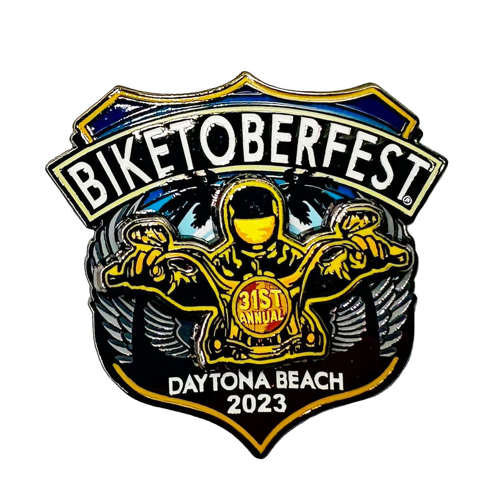 2023 Biketoberfest Daytona Beach Official Logo Pin