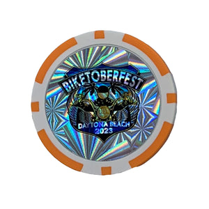2023 Biketoberfest Daytona Beach Official Poker Chip