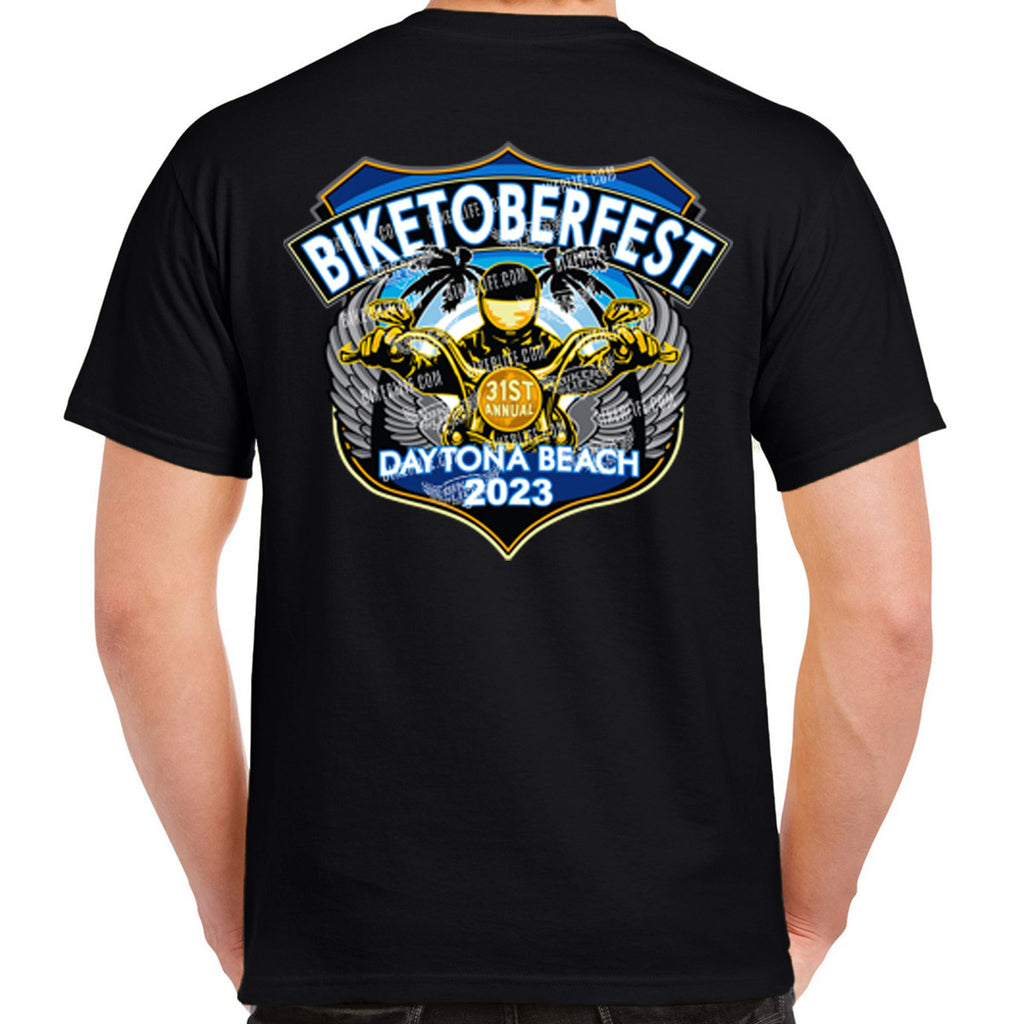 2023 Biketoberfest Daytona Beach Official Logo T-Shirt