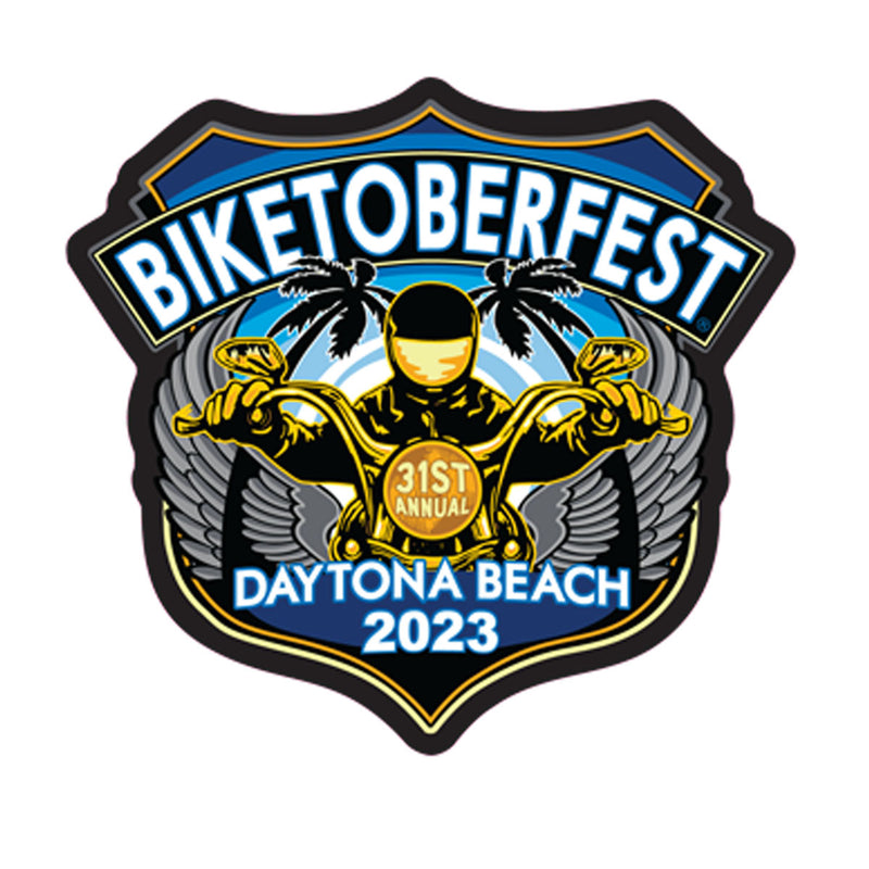 2023 Biketoberfest Daytona Beach Official Logo Sticker