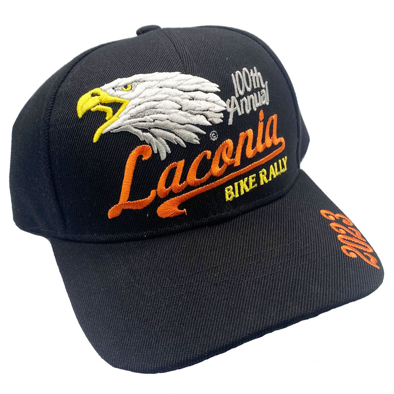 2023 Laconia Motorcycle Week Bike Rally Full Front Eagle Hat