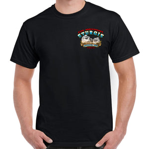 2023 Sturgis Motorcycle Rally Black Hills Map T-Shirt