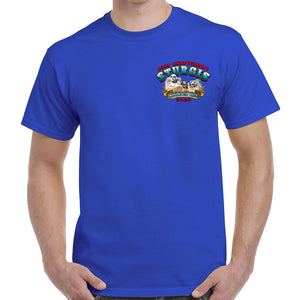 2023 Sturgis Motorcycle Rally Black Hills Map T-Shirt