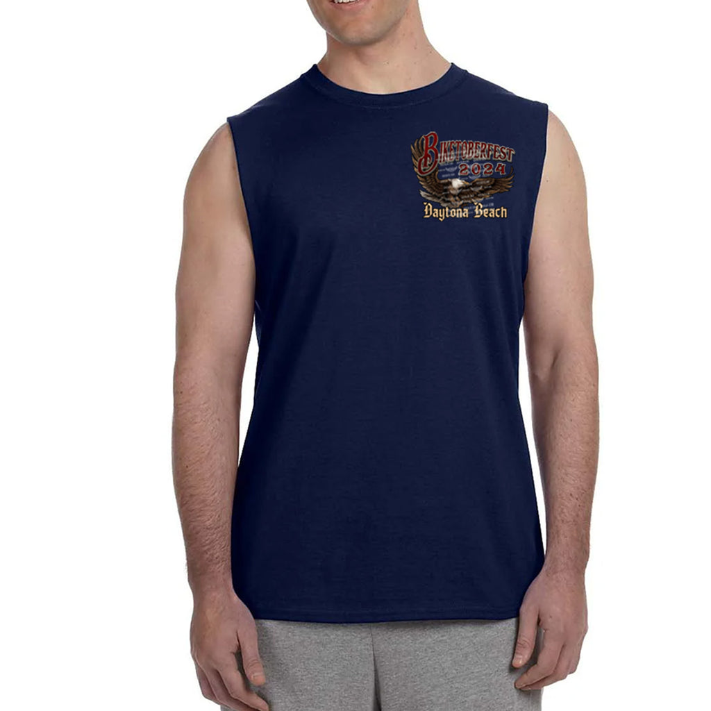 2024 Biketoberfest Daytona Beach Legendary Main Street Muscle Shirt