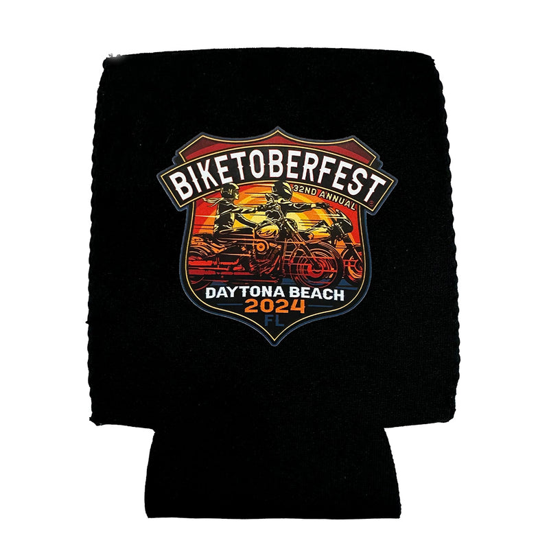 2024 Biketoberfest Daytona Beach Official Logo Can Koozie