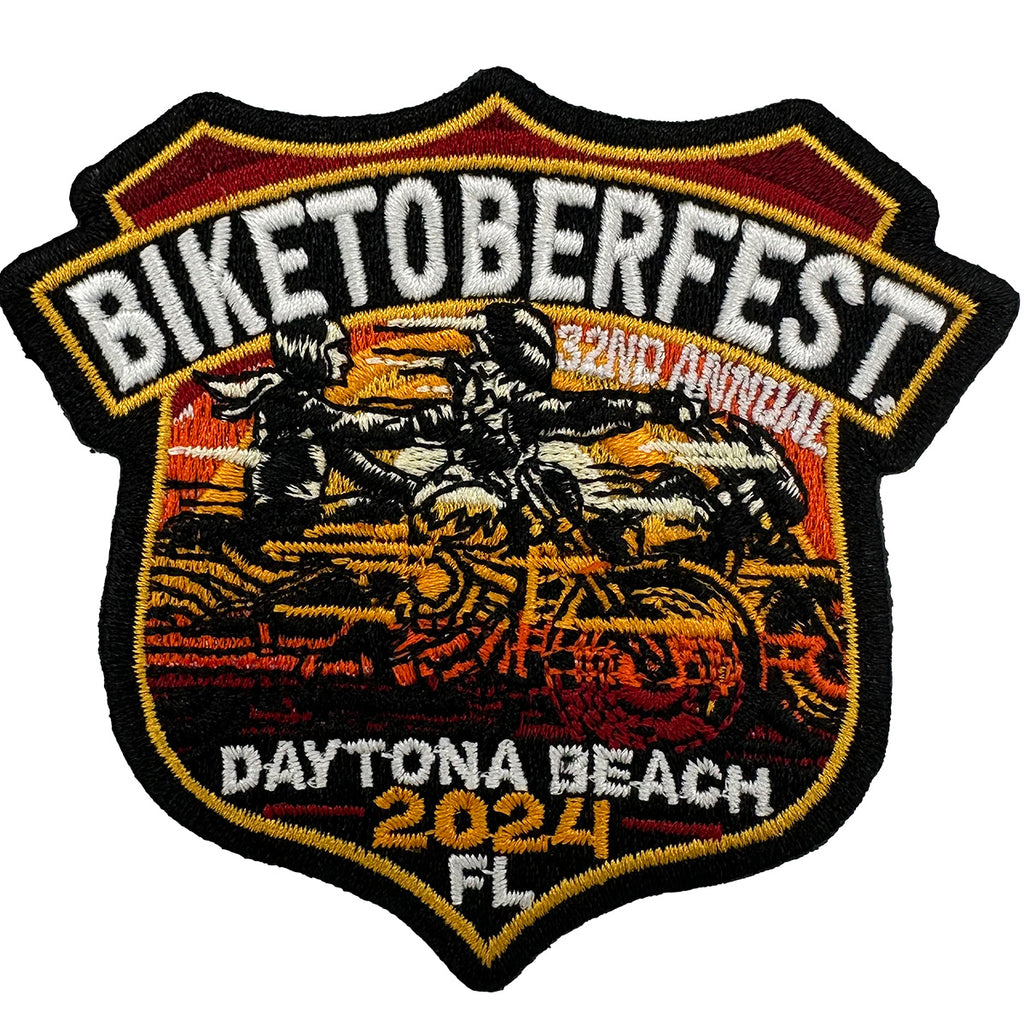 2024 Biketoberfest Daytona Beach Official Logo Patch