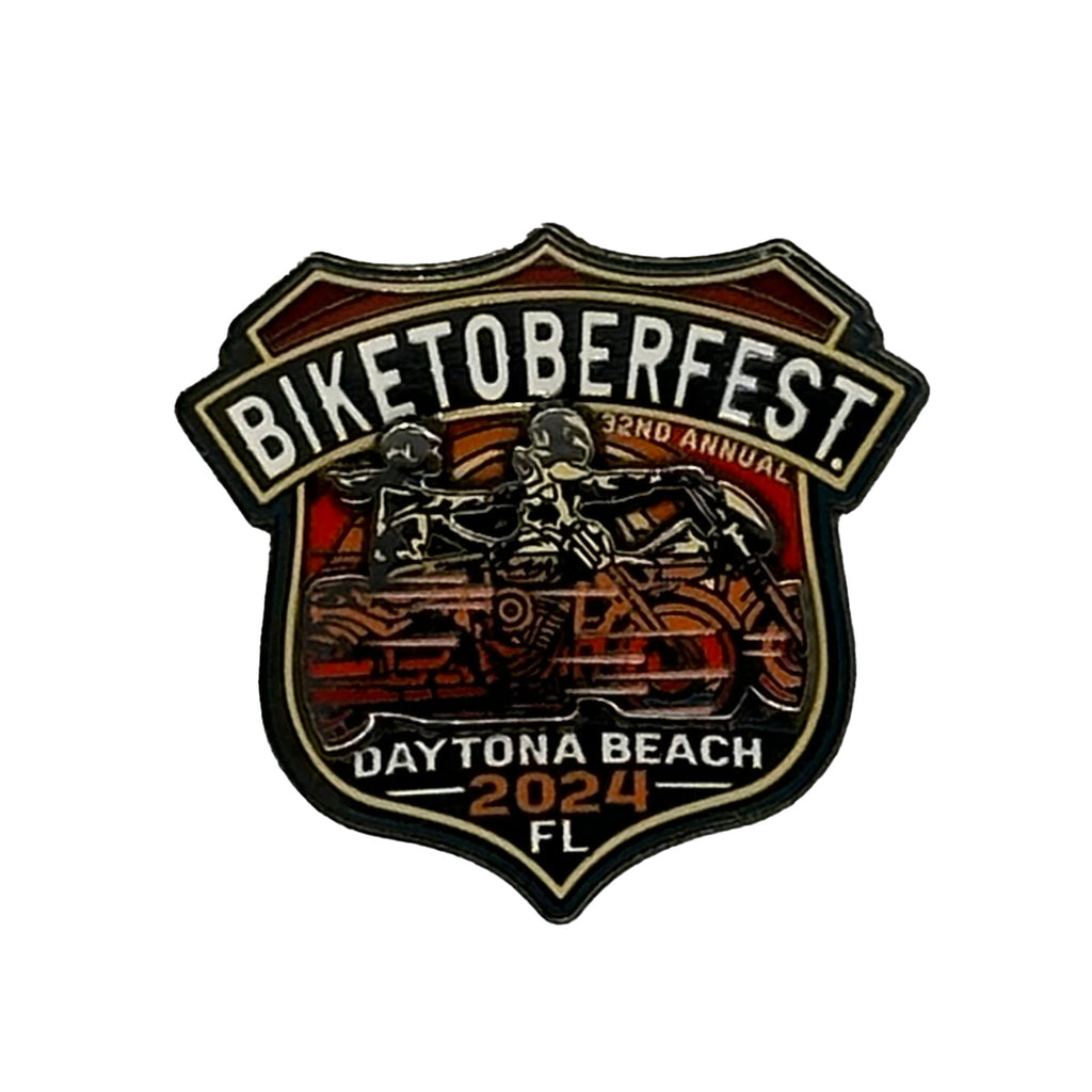 2024 Biketoberfest Daytona Beach Official Logo Pin