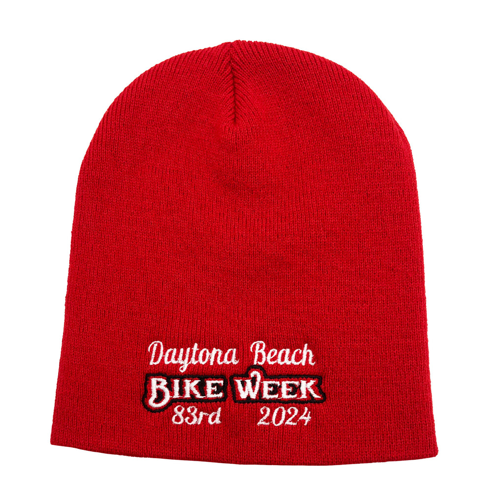2024 Bike Week Daytona Beach Embroidered Beanie (LIMITED QUANTITY)