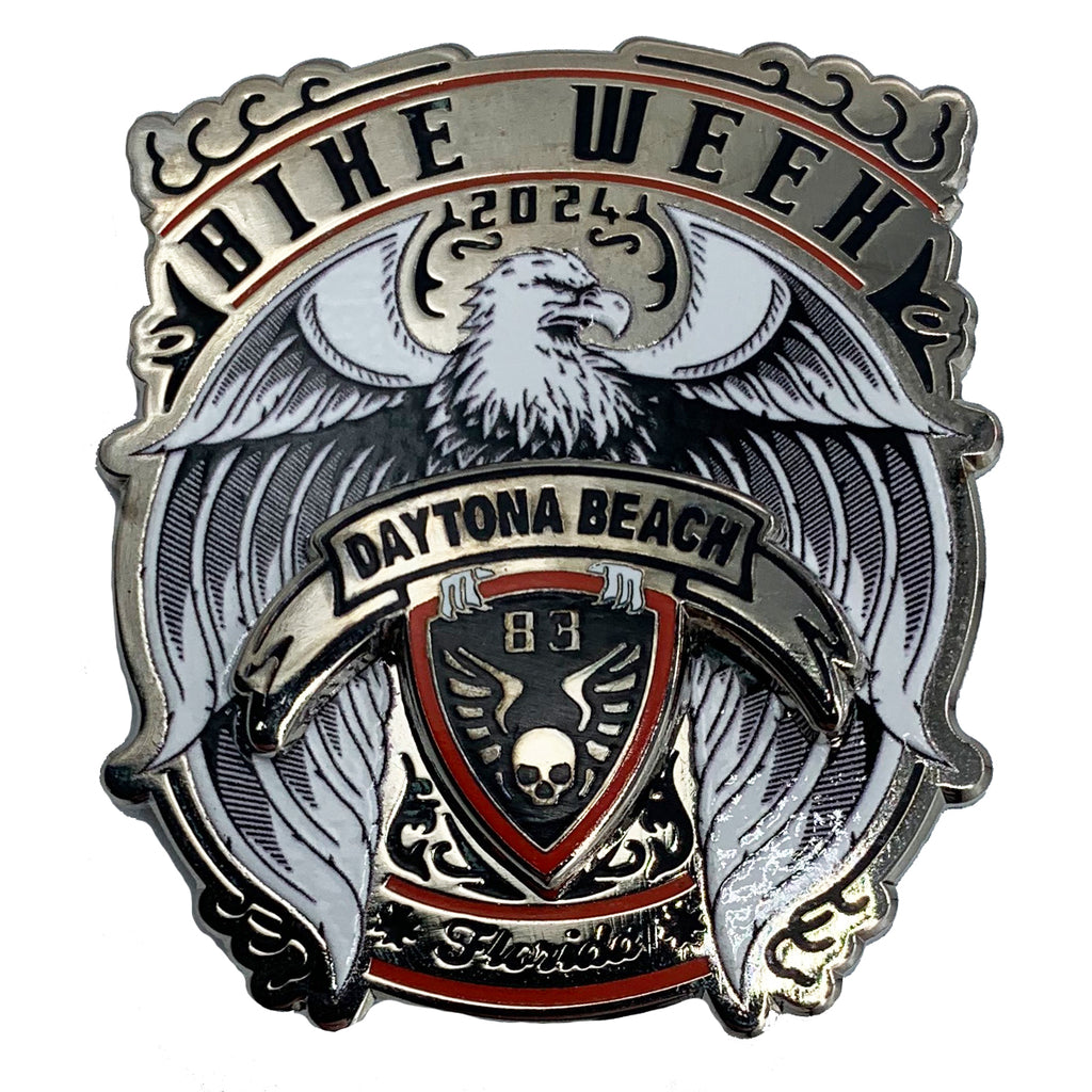 2024 Bike Week Daytona Beach Chromed Out Eagle Pin