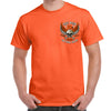 2024 Bike Week Daytona Beach Orange Skull Wings T-Shirt