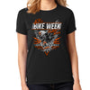 Ladies Missy Cut 2024 Bike Week Daytona Beach Wild Eagle T-Shirt