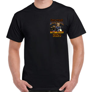 2024 Bike Week Daytona Beach Motorcycle Bulldog T-Shirt