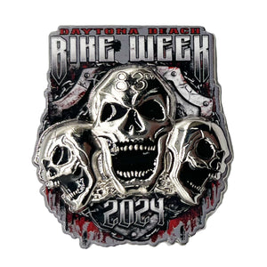 2024 Bike Week Daytona Beach Chained Shield Pin