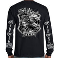 2024 Bike Week Daytona Beach Medieval Skull Shield Long Sleeve