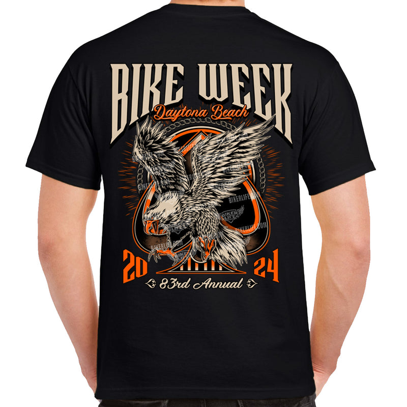 2022 Bike Week Daytona Beach Rebel Rider T-Shirt - Teewix