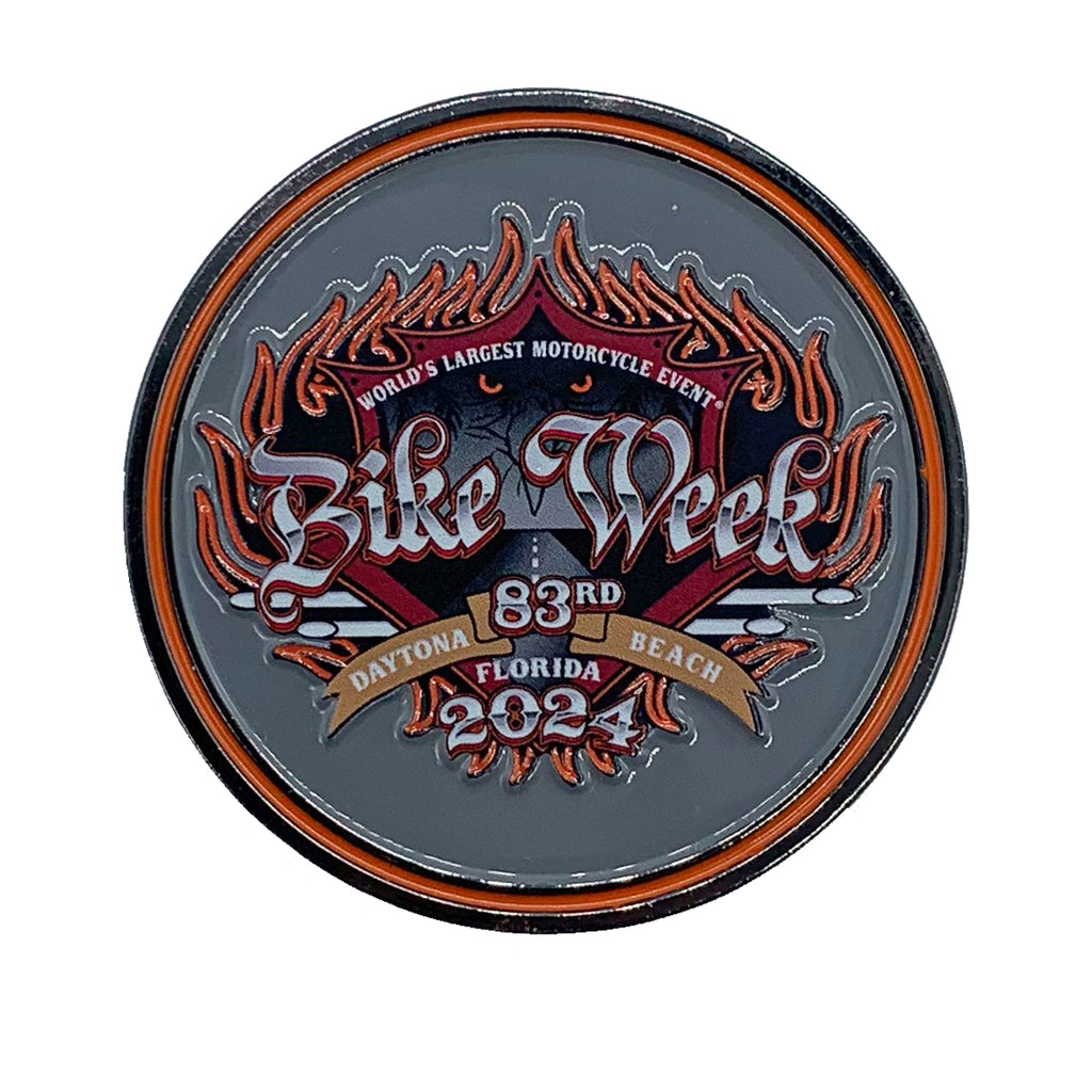 2024 Bike Week Daytona Beach Official Logo Collectors Coin
