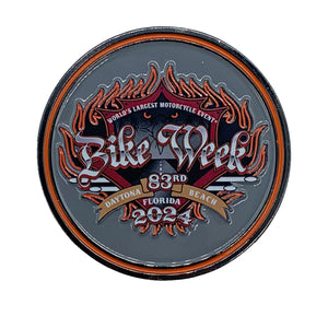 2024 Bike Week Daytona Beach Official Logo Collectors Coin