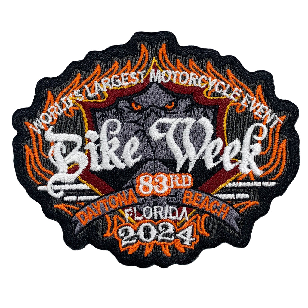 2024 Bike Week Daytona Beach Official Logo Patch