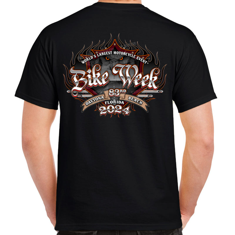 2024 Bike Week Daytona Beach Official Logo T-Shirt – Biker Life Clothing