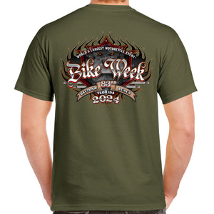 2024 Bike Week Daytona Beach Official Logo T-Shirt