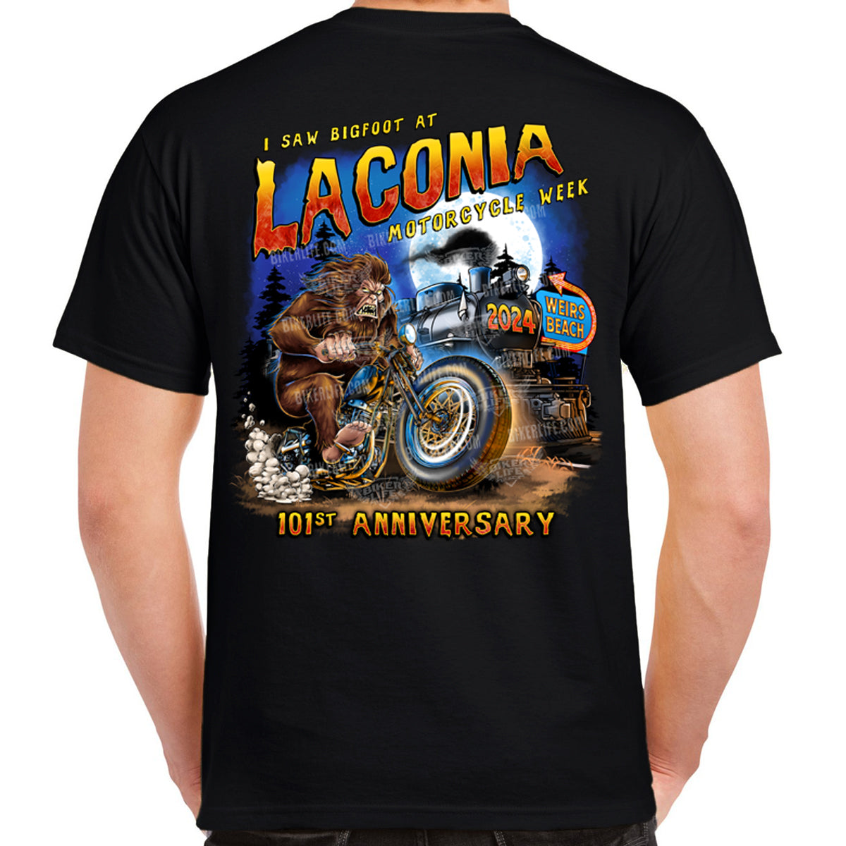 Vintage popular Laconia Motorcycle Shirt