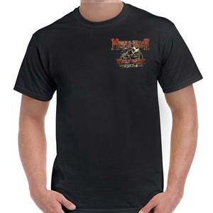 2024 Myrtle Beach Bike Rally Vintage Map T-Shirt