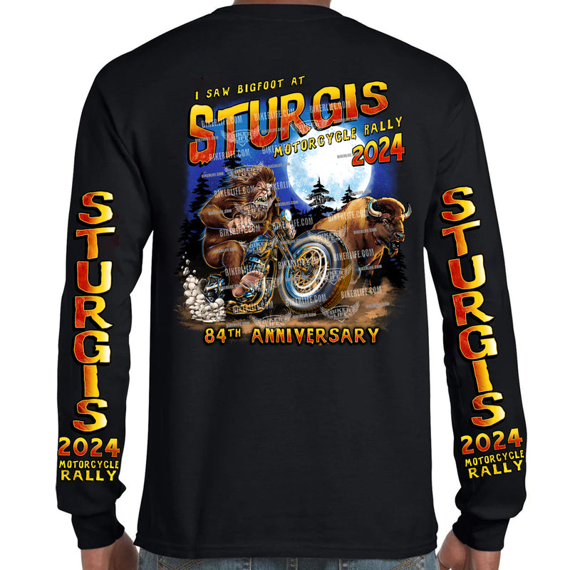 2024 Sturgis Motorcycle Rally Bigfoot Long Sleeve