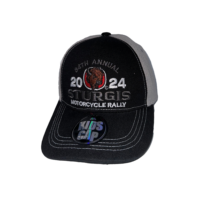 Kids 2024 Sturgis Motorcycle Rally Buffalo Hat