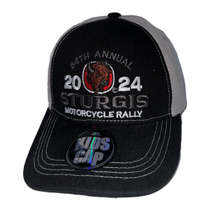 Kids 2024 Sturgis Motorcycle Rally Buffalo Hat