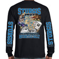 2024 Sturgis Motorcycle Rally Black Hills Map Long Sleeve