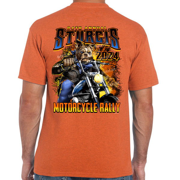 2024 Sturgis Motorcycle Rally Motorcycle Bulldog T-Shirt – Biker Life ...